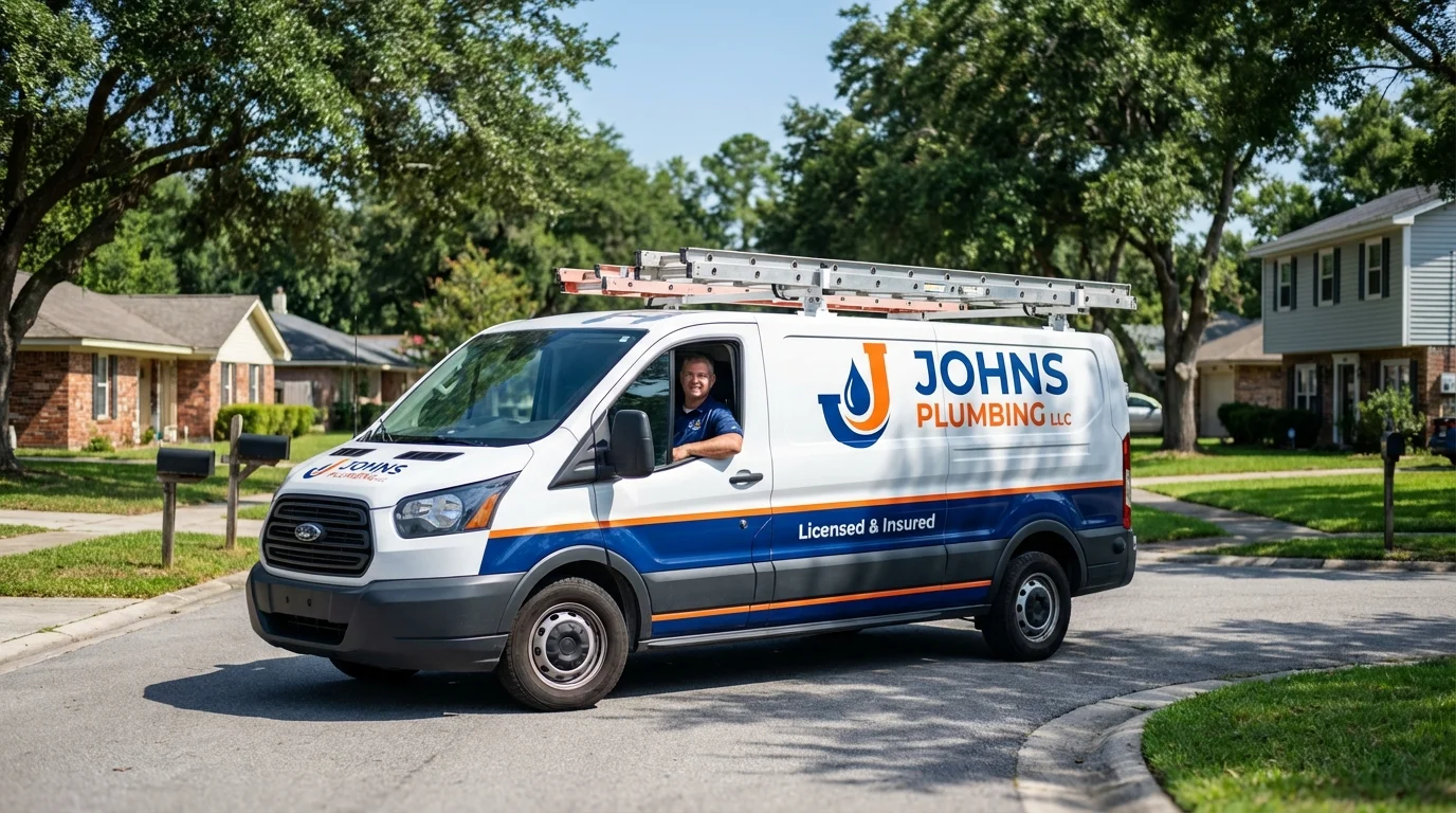Johns Plumbing LLC service van in Coal Creek, CO